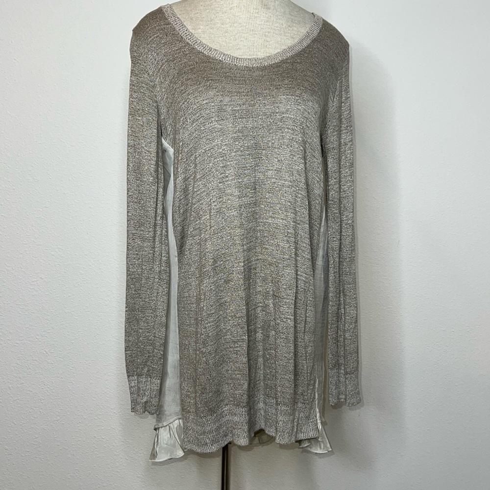 🔹 Chan Luu Mixed Media Tunic Top